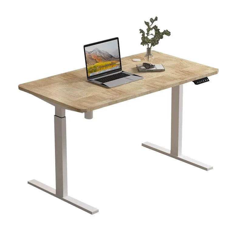 Elektrischer Höhenverstellbarer Schreibtisch – Steh- und Computertisch für Homeoffice – Eisen – 113 x 75 cm