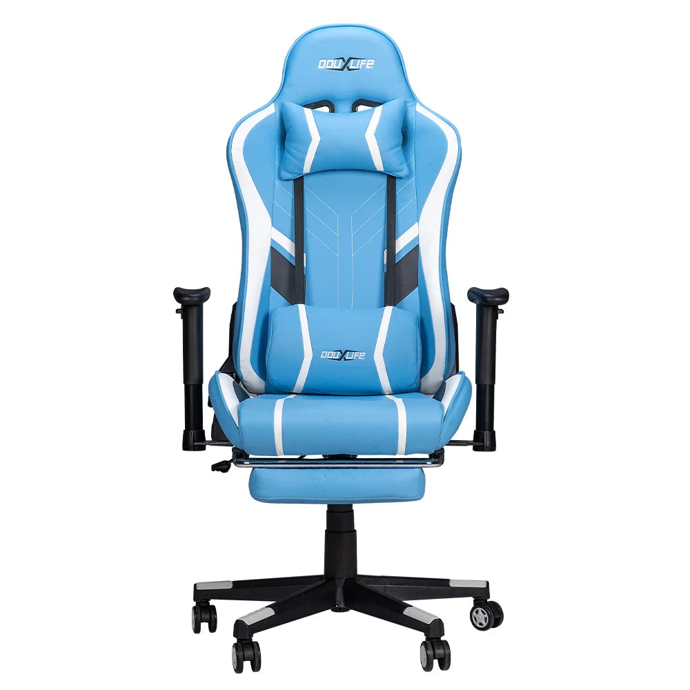 Gaming-Stuhl – Hohe Rückenlehne, Verstellbar, PU-Stoff – Verschiedene Farben
