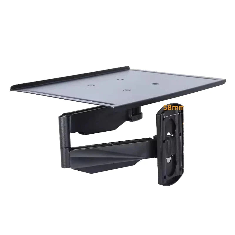 Wandmontierte Tastaturhalterung für 2-in-1 Monitor – Schwenkbar & Neigbar – 60 x 19 cm – Belastbar bis 10 kg